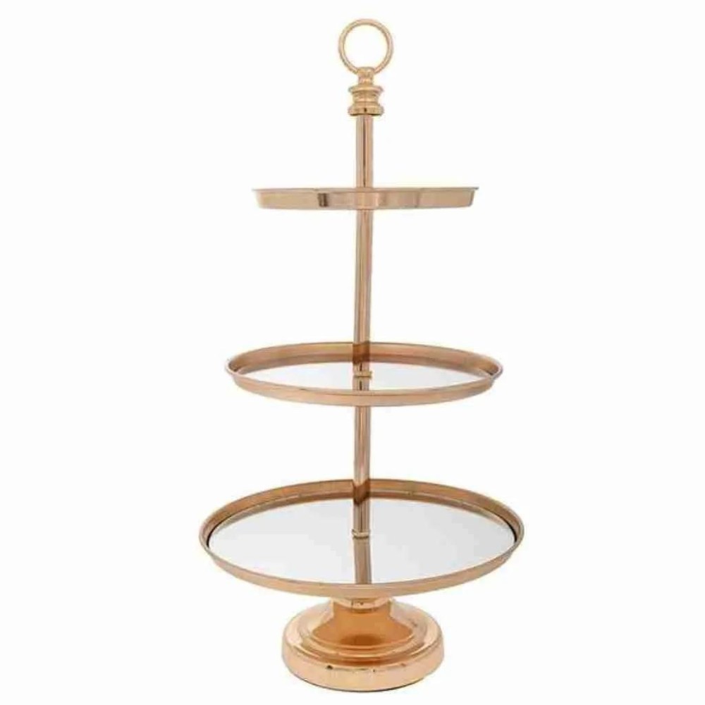 ALZATA VETRO 3 STRATI ORO D30